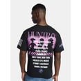 thumbnail image 3 of KPop Demon Hunters Men's and Big Men's Huntrix Poster Oversized Graphic Tee, Sizes XS-3XL, 3 of 5
