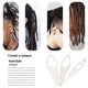 thumbnail image 4 of Jumpingount 3 uds rastas de inicio de acero inoxidable herramientas de bloqueo de cabello de pelo curvo portátil trenza de ganchillo Cuidado del cabello Jumpingount CE000137-00, 4 of 6