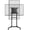 Black, variant on VIVO Black Mobile Portrait to Landscape TV Cart for 32" to 88" Flat Screens