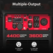 PowerSmart 4400-Watt Powered for Outdoor and Home Use, EPA Compliant Gas Portable Inverter Generator