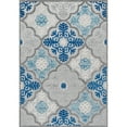thumbnail image 2 of JONATHAN Y JONATHAN  Y Circus Ornate Ogee Trellis High-Low Indoor/Outdoor Area Rug 4 X 6 - Light Gray/Blue, 2 of 4