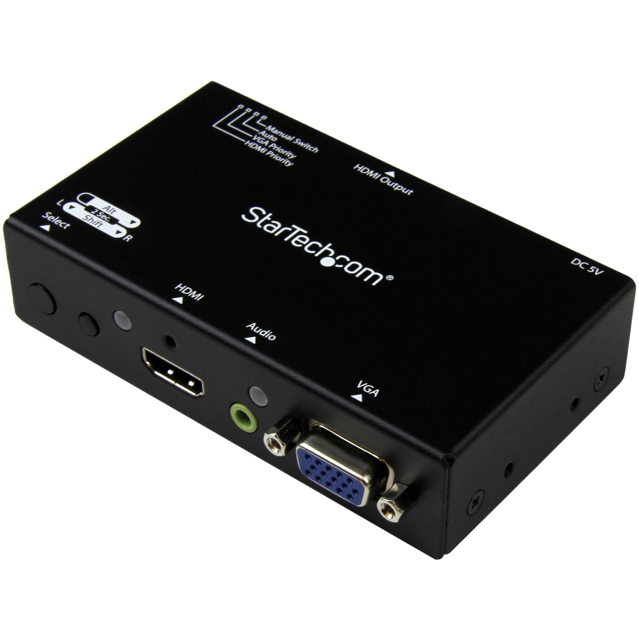 2x1 VGA + HDMI to HDMI Switch / Selector Box 1080p Multi Video Input Automatic
