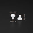 thumbnail image 2 of Uxcell Silicone Rubber Solid Plug Soft Flexible Stopper for 3.5-4mm Hole White 15 Pieces, 2 of 5