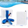 thumbnail image 3 of Innens Swimming Pool Vacuum Cleaner Portable Pool Mini Vacuum Suction Head Cleaning Pond Tool Kit, Blue, 3 of 13