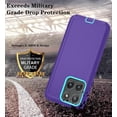 thumbnail image 4 of HCTian Phone Case for Motorola Moto Edge 5G 2025 Case, Heavy Duty Shockproof & Dropproof 3-Layer Cover Phone Case for Moto Edge 2025, 4 of 6