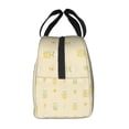thumbnail image 4 of Yellow Duck Floral Lunch Bag Thick Aluminum Foil Tote Cooler for Women Work Picnic Gift, 4 of 7