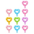 thumbnail image 5 of 10Pcs Glow in The Dark Resin Accessories - Heart/Animal Shaped Lollipop Resin Figurine Crafts for Home Decoration, 5 of 8