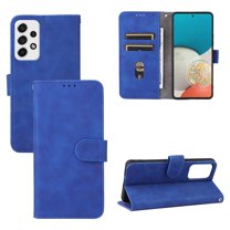 Mantto for Samsung Galaxy A23 5G Case, Classic PU Leather Magnetic Shockproof Protective Stand Flip Wallet Case Cover with Card Holder for Samsung Galaxy A23 5G Phone Case,Blue