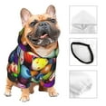Disketp Easter Eggs2 Dog Hoodie Dog Clothes with Hat, Pet Winter