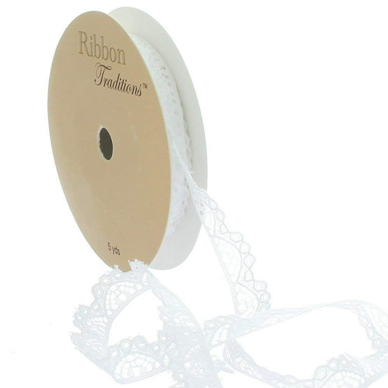 White lace sale ribbon bulk