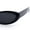 Black Leopard Frame - Black Lens, variant on Slim Cat Eye Sunglasses Women Narrow Oval Retro 90s Y2K Small Frame UV400 Black Leopard Frame - Black Lens