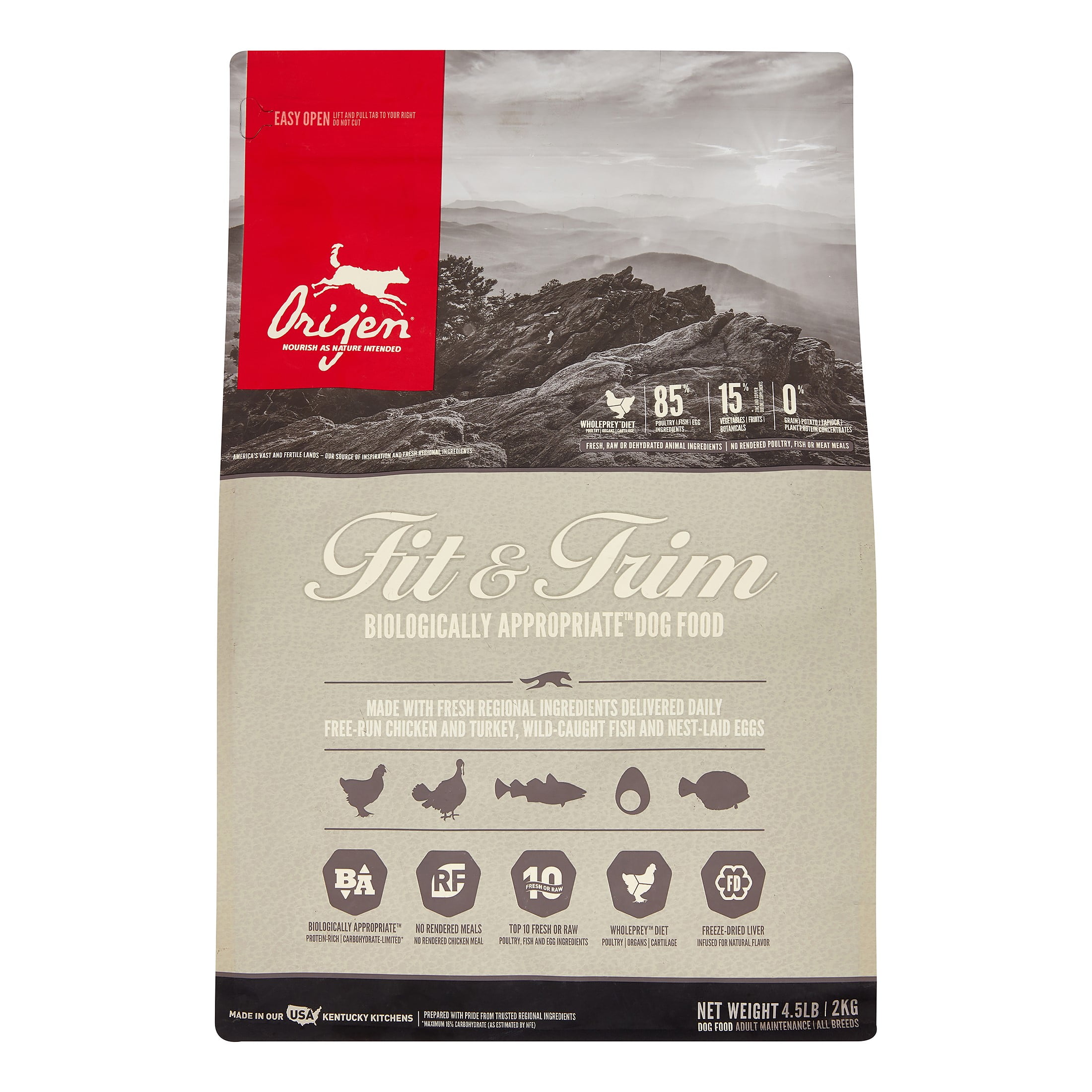 orijen fit & trim dry dog food