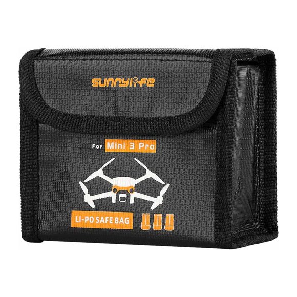 TIMIFIS Jouets Sunnylife Mini 3 Pro Sac à Piles Antidéflagrant Sac à Piles Ignifuge Sac de Sécurité pour Piles Sac de Protection pour Piles Étui de Rangement pour Piles Cadeaux de Noël pour Enfants
