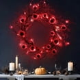 thumbnail image 2 of Maojin Guirnalda decorativa para Halloween, accesorios iluminados, adornos para fiesta espeluznante con guirnalda luminosa brillante para pared de puerta delantera, 2 of 7
