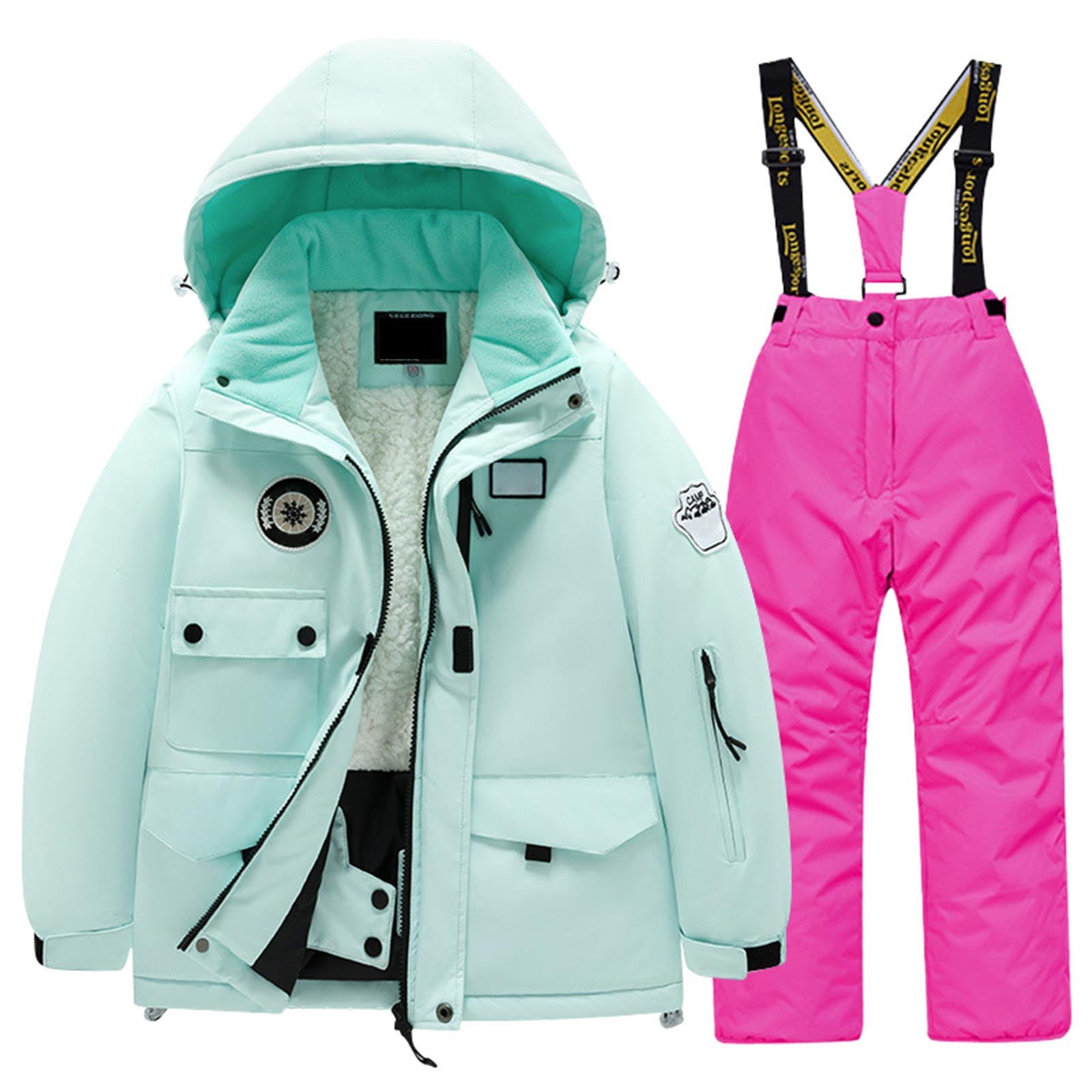 2025 Children's Kid Ski Suit Sweat Suit for Teen s Fleece Multi