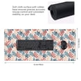 thumbnail image 3 of Disketp Tropical Leaves Gaming Mouse Mat Long Extended Mouse Pad Desk Mat Non-Slip Rubber Mice Pads Stitched Edges(315.5 x 16 x 0.12 Inches), 3 of 8