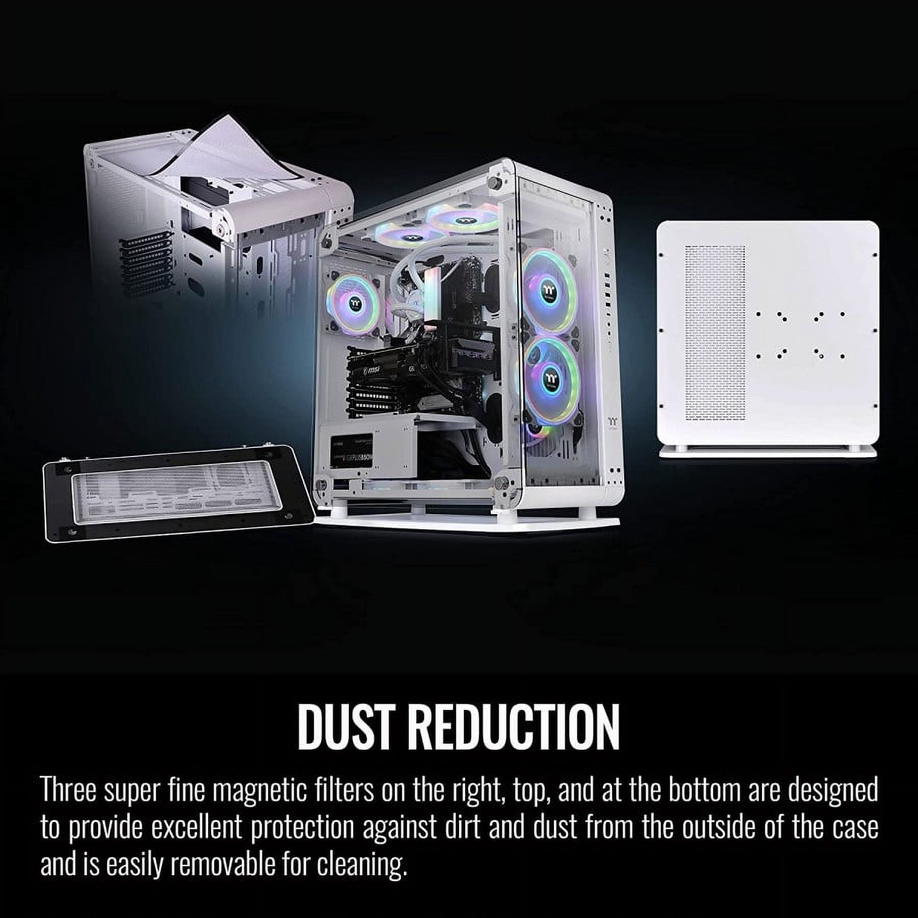 Thermaltake The Core P6 TG Snow Edition transformable ATX Mid