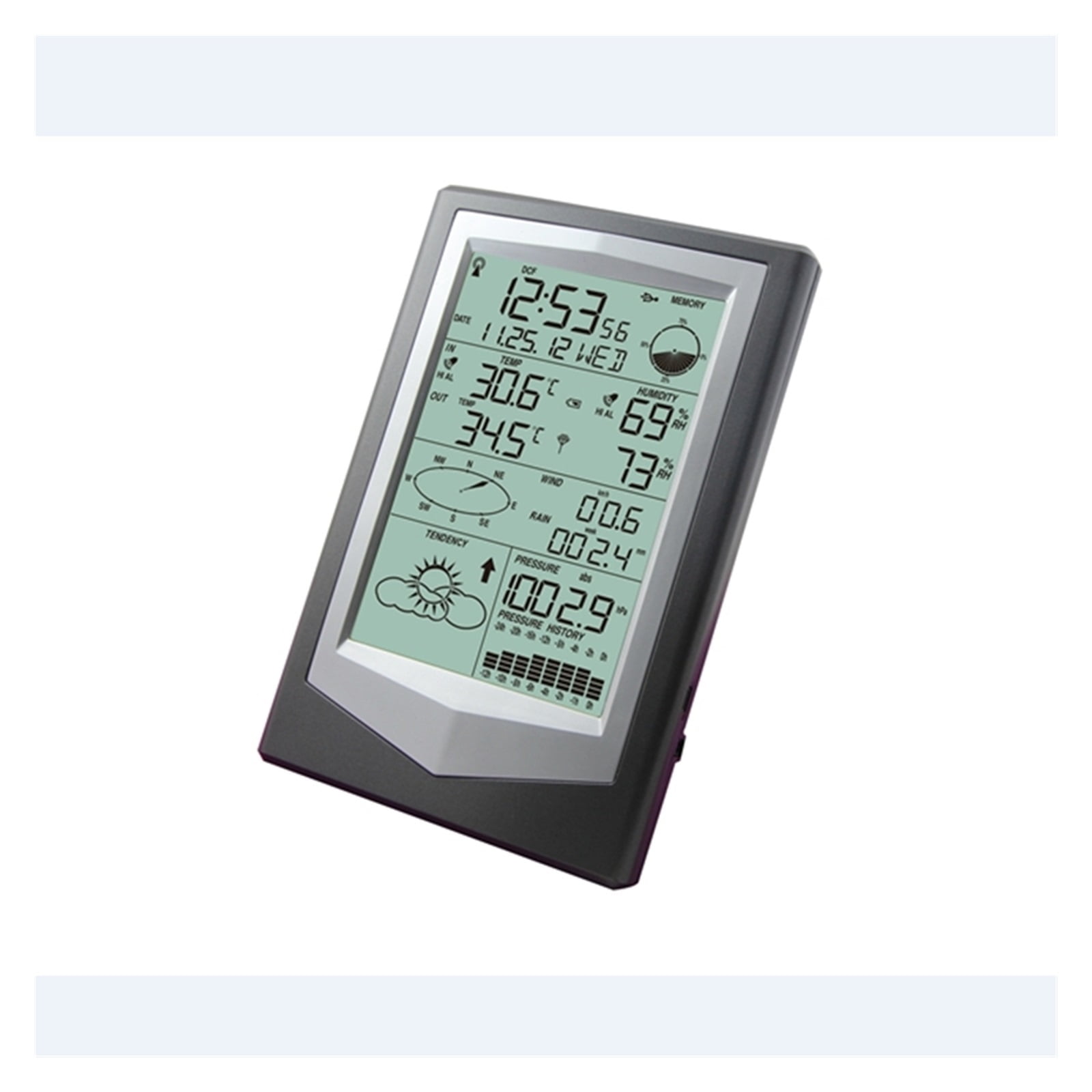 Professional Weather Station Household Wireless Thermometer Hygrometer Barometric Pressure Meteorometer ,Easy to Install