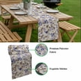 thumbnail image 5 of Vintage Purple Flower Table Runner - 48 Inch Long, Kitchen Dining Table Runner Dresser Scarves, Farmhouse Botanical Floral Retro Farmhouse Decor for Coffee Tables Wedding Party Banquet, 5 of 8