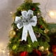 thumbnail image 4 of Fabric bow Christmas pendant glutinous powder multi layer Christmas tree ornaments decoration high end scene layout props,Christmas tree decorations,glutinous powder ornaments,glittering snowflake, 4 of 9
