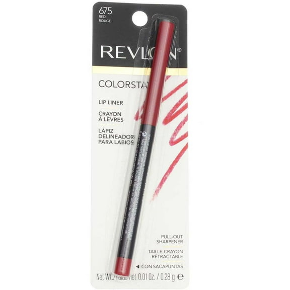 Revlon ColorStay Lip Liner with SoftFlex, Red [675] 1 ea (Pack of 2)