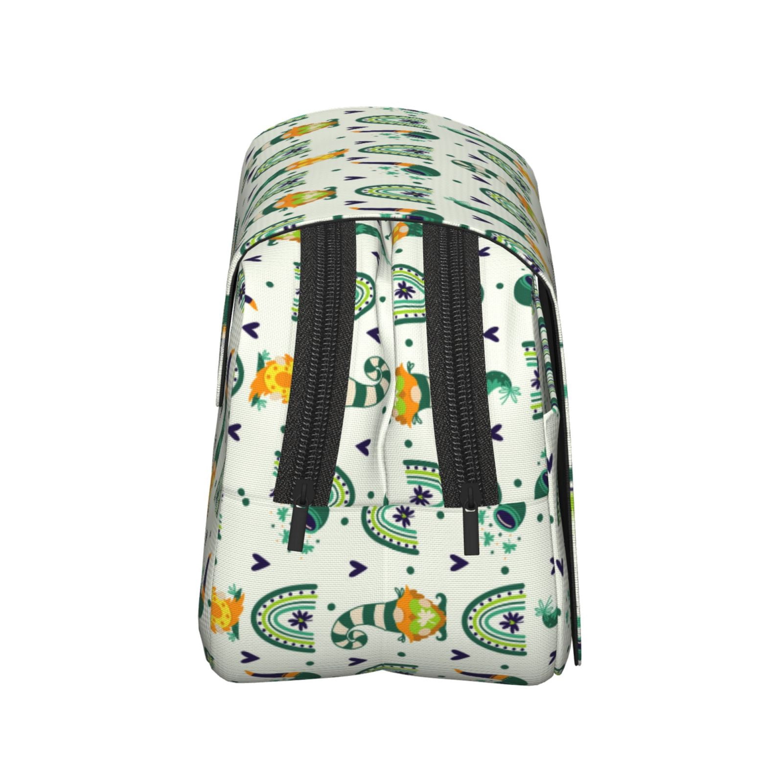 Rateoe St. Patrick's day Pattern Double Clamshell Pen Case, Storage Organizer with Two Zipper Compartments– Holds Up to 50 Pencils & Pens