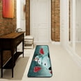 thumbnail image 3 of SKYSONIC 2X6 Feet Christmas Snowman Funny Runner Rug with Rubber Backing, Winter Non Slip Entryway Rug Runner Washable Soft Area Rug Carpet for Hallway Bedroom Kitchen Decor, 3 of 6