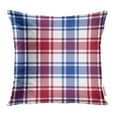 thumbnail image 1 of BSDHOME Tartan Red Blue White Check Plaid Black Checked Classic Color Computer Diagonal Pillowcase Cushion Cases 20x20 inch, 1 of 1
