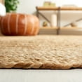 thumbnail image 4 of SAFAVIEH Natural Fiber Cebrail Geometric Area Rug, Natural, 2'6" x 4' Oval, 4 of 7