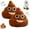 2pcs Funny Talking Poop Plush Toy, variant on Funny Talking Poop Plush Toy – Makes Fart Sounds, Fake Poo Dog Toy for Kids & Dogs, Squeaky Dog Toys, 6+ Different Fart Sounds, Christmas Gag Gifts, Endless Giggles for Everyone (2pcs)