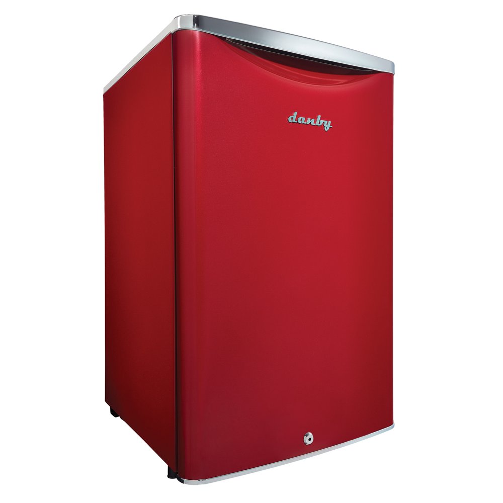 Danby 4.4 Cu Ft Mini AllRefrigerator DAR044A6LDB, Metallic Red