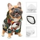 thumbnail image 3 of Fotbe Retro Floral Butterfly Sudadera con Estampado para Perros Pequeños – Suéter con Capucha para Mascotas, Tela Suave de Forro Polar con Bolsillo-Medium, 3 of 7