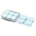 thumbnail image 1 of CSChome Pill Organizer Box Organizer Box Compact Size Good Sealing Flexible Combination Food Grade Travel Use, 1 of 1