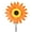 Orange, variant on Beautynvta Sunflower Wind Spinner, Garden Party Sunflower Pinwheels Party Windmill with Stake for Kids and Yard Garden Patio Decor, 19.13", Purple