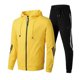 thumbnail image 4 of Chándal de otoño para hombre, sudaderas con capucha informales y pantalones de chándal ajustados, conjunto de 2 piezas, chaqueta deportiva con cremallera para correr y fitness, 4 of 4