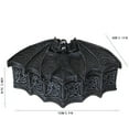 thumbnail image 2 of Halloween : Flying Bat Resin Storage | Gothic Bat Ornament Festive Idea Solar Statue Solar Garden Outdoor Outdoor Garden Sculptures And Statues Elephant Outdoor Statue Link Decorative Object Garden, 2 of 3