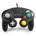 thumbnail image 2 of Compatible with Wii/NGC Wired Gamepad, for GameCube Game Controllers-Black, 2 of 7