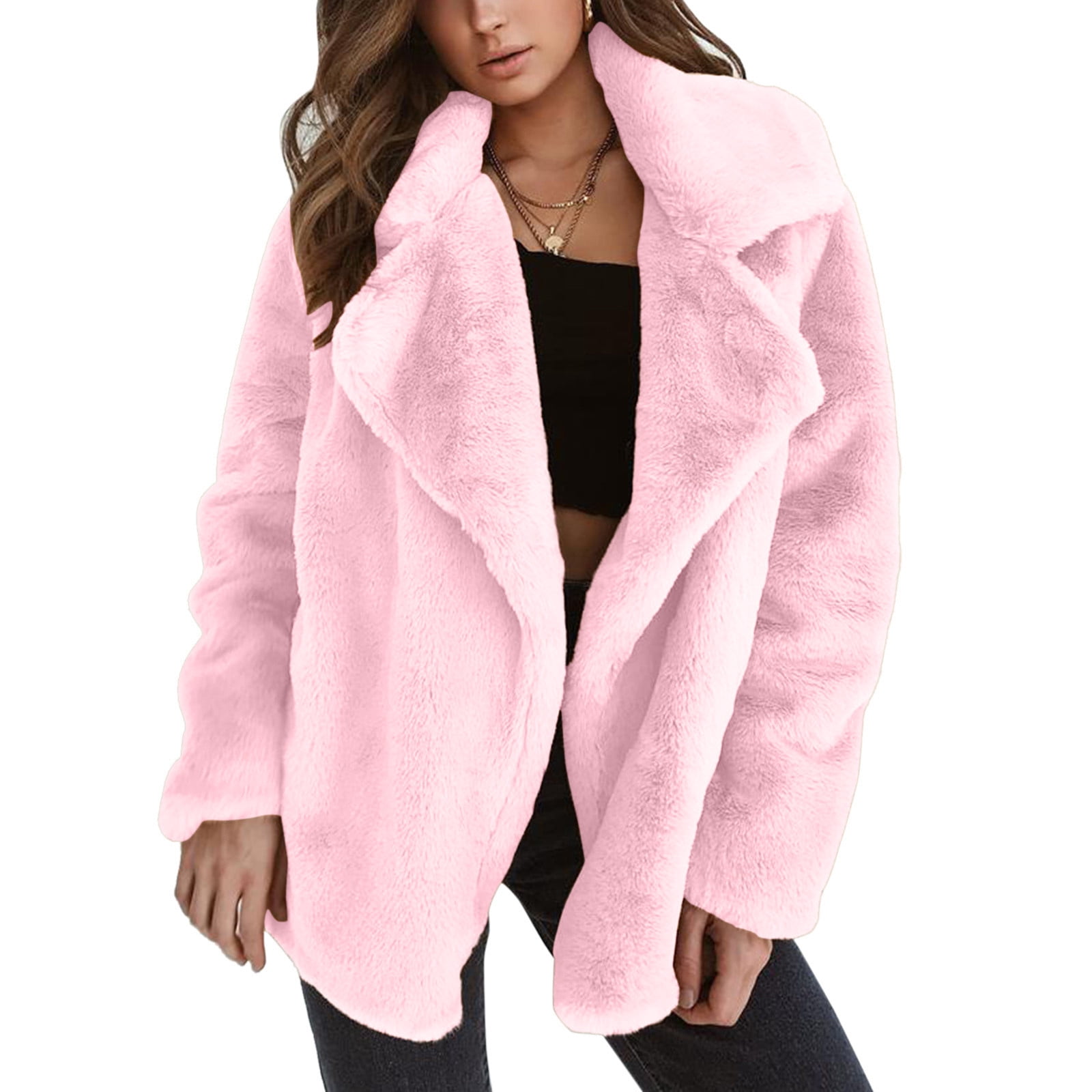 NECHOLOGY Petite Fleece Cardigan Women 