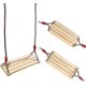 thumbnail image 4 of Wooden Swing Swing Children Adults Wooden Swing Seat With Adjustable Ropes For Tree Playground Outdoor Indoor V7110a, 4 of 5