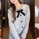 thumbnail image 4 of Suéter de punto tipo cárdigan de estilo coreano para mujer, nuevo, suave, holgado, con cuello de muñeca encerado y suave, para otoño e invierno, que reduce la edad, 4 of 5