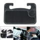 thumbnail image 3 of Bandejas de comida para automóvil, bandeja para volante de automóvil, soporte para mesa de comedor y escritorio, compatible con la mayoría de las marcas Negro, 3 of 5