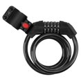 thumbnail image 1 of Candado de combinación de bicicleta-cable de acero transparente de 1,2 m Ormromra CPB-DE-HJJ-26-1, 1 of 5