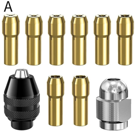 

Drill Chuck Collet Set For Drill Bit Chuck Shank Rotary Quick Tool C GX R3F0