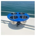 Bow Drink Holder, Boat Bow & Rail Drink Holder, USA MarineGrade HDPE
