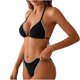 thumbnail image 4 of Traje de baño de dos piezas para mujer, traje de baño de dos piezas sin tirantes a la moda para mujer, 4 of 7