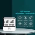 thumbnail image 3 of Smart Home Tuya Smart WiFi Temperature And Humidity Detector Temperature And Humidity Sensor Smart Linkage Alarm Phone APP Remote Monitoring With And Date, 3 of 9