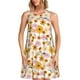 thumbnail image 1 of Fotbe Boho Flowers Vestido de Verano sin Mangas para Mujer – Vestido Midi Línea A, Estilo Camiseta Floral, Vestido Playero Casual y Fluido, 1 of 7