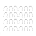thumbnail image 1 of 24PCS U Clips Support pour Support de Douille en Acier Inoxydable Léger LED (Blanc), 1 of 6