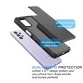 thumbnail image 4 of Tekcoo Cases for Galaxy A32 / Galaxy A52 / Galaxy A72 5G, Tekcoo [Tmajor] Shock Absorbing [Black] Rubber Silicone & Plastic Bumper Grip Cute Sturdy Hard Phone Cases Cover, 4 of 7