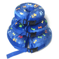 Blue Inflatable Protective Collar, Adjustable, 5.5" Inner Diameter